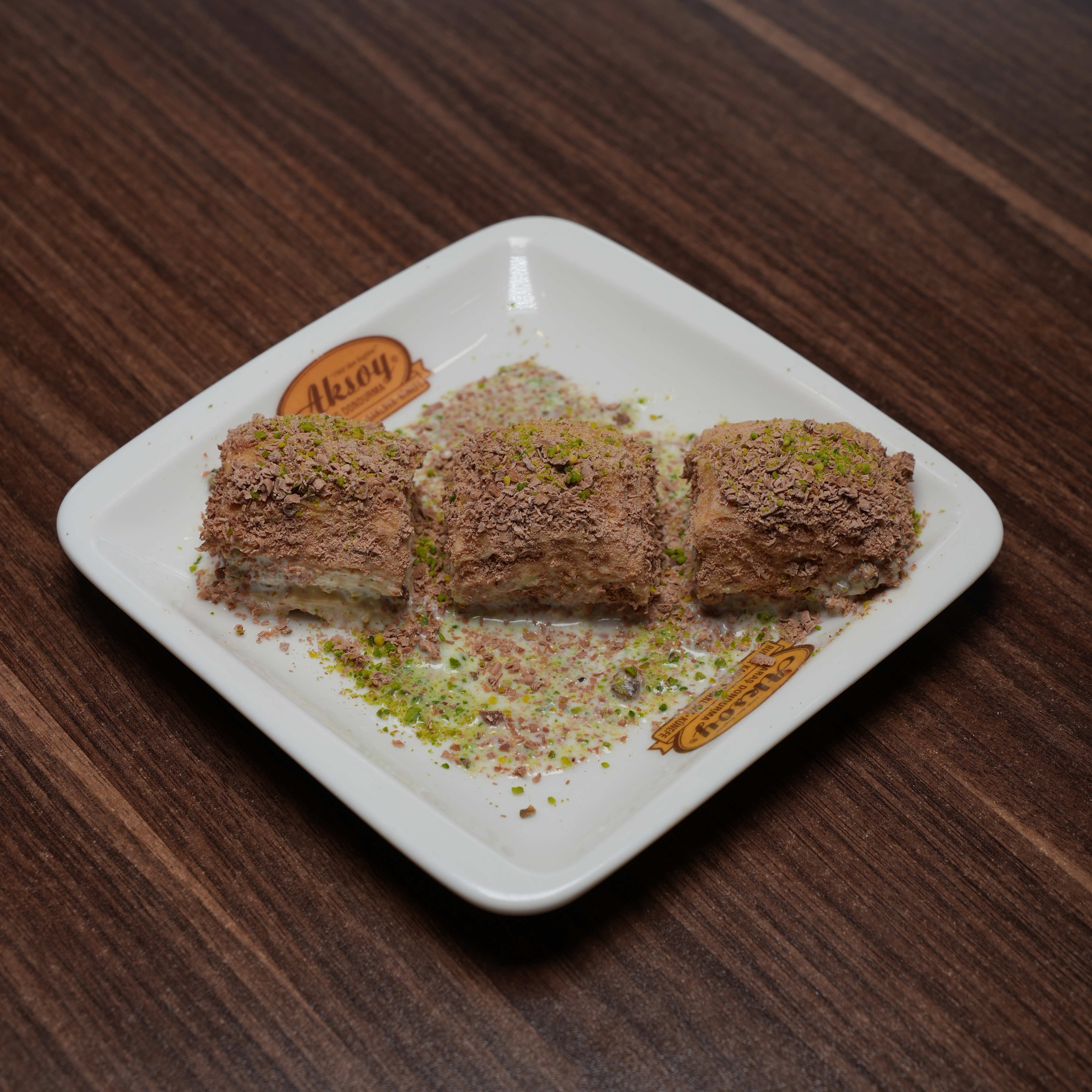 Soğuk Baklava (Fıstıklı)